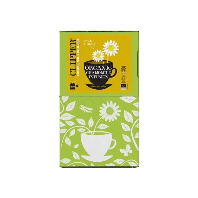Thee Clipper infusion chamomile bio 250 zakjes
