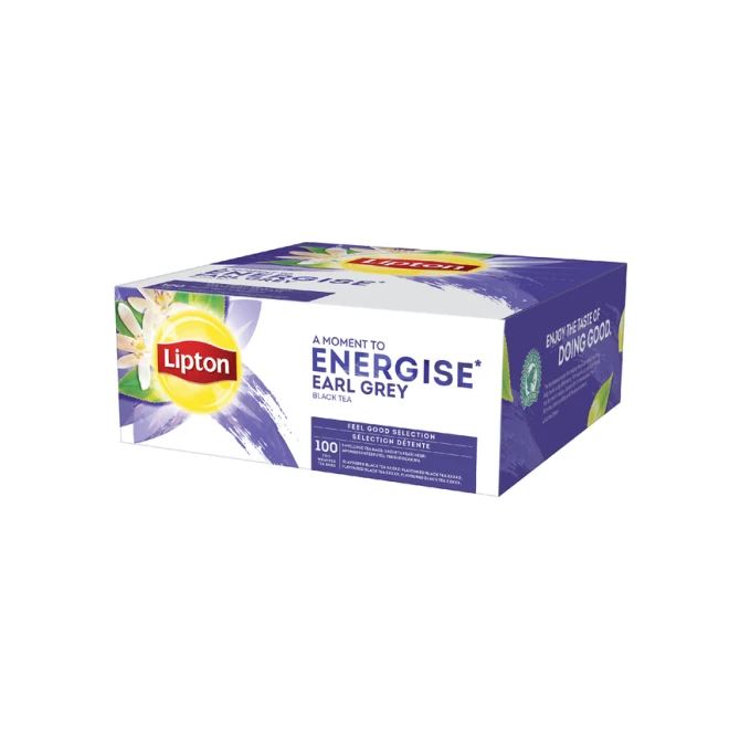 Thee Lipton Energise earl grey 100x1.5gr