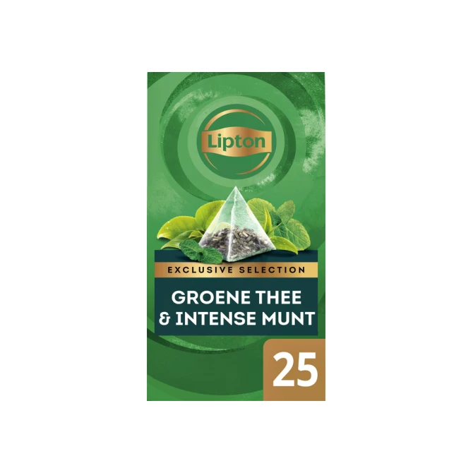 Thee Lipton Exclusive groene thee munt 25x2gr