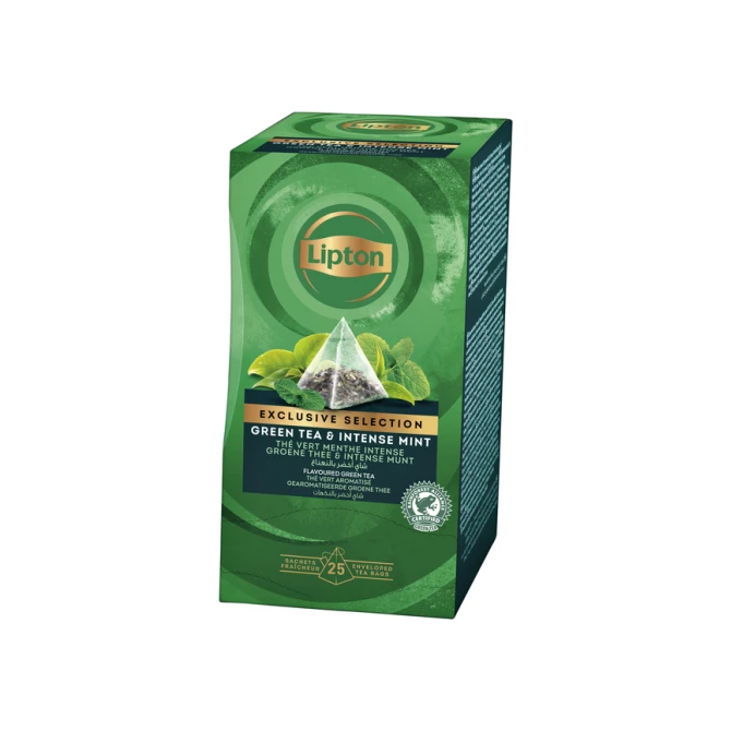 Thee Lipton Exclusive groene thee munt 25x2gr