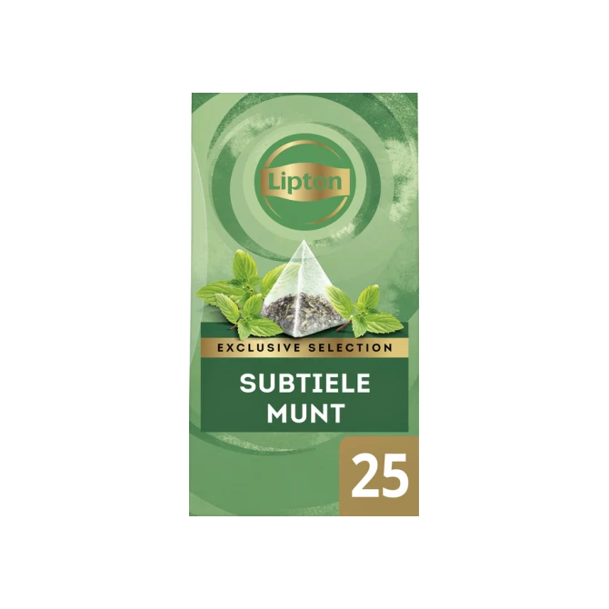 Thee Lipton Exclusive subtiele munt 25x2gr