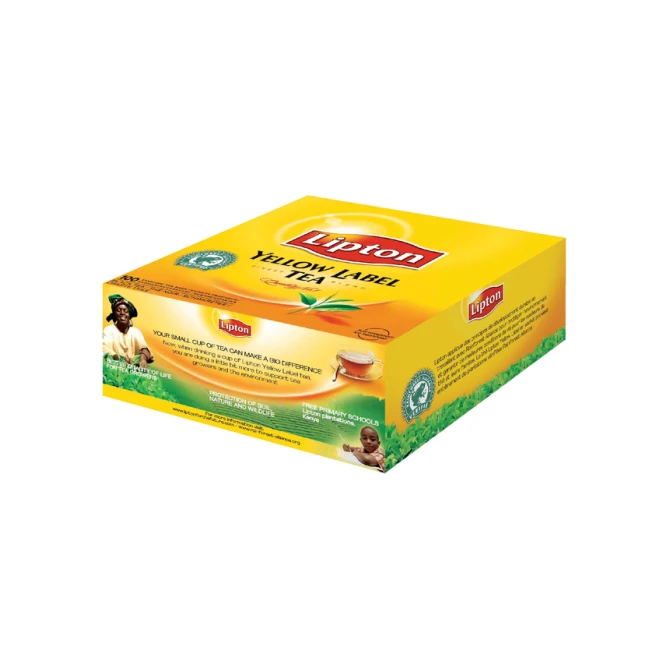Thee Lipton yellow label met envelop 100x1.5gr