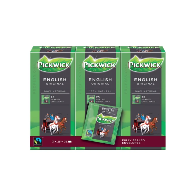 Thee Pickwick Fair Trade English 25x2.5gr