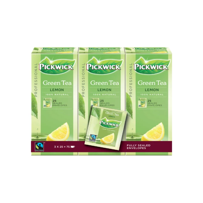 Thee Pickwick Fair Trade green lemon 25x1.5gr