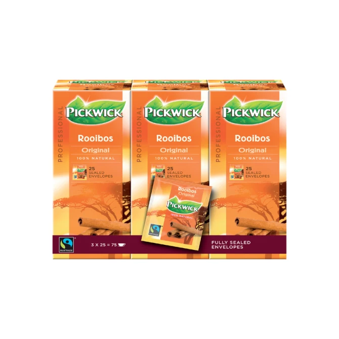 Thee Pickwick Fair Trade rooibos 25x1.5gr