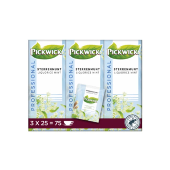 Thee Pickwick sterrenmunt 25x2gr met envelop
