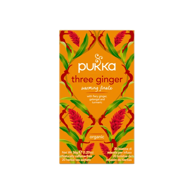 Thee Pukka ginger 20 zakjes