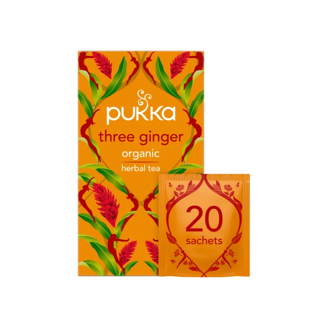 Thee Pukka ginger 20 zakjes