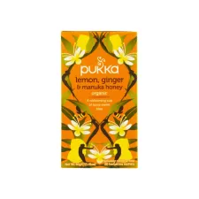 Thee Pukka lemon ginger & manuka honey 20 zakjes
