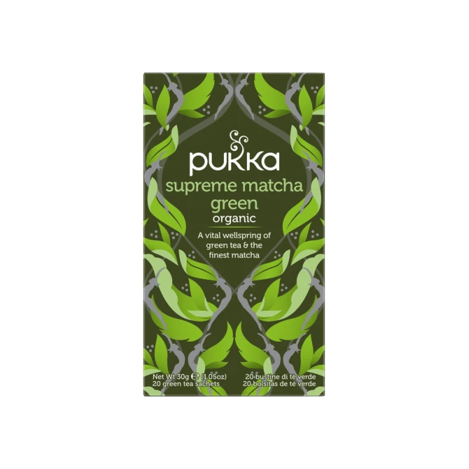 Thee Pukka supreme matcha green tea 20 zakjes