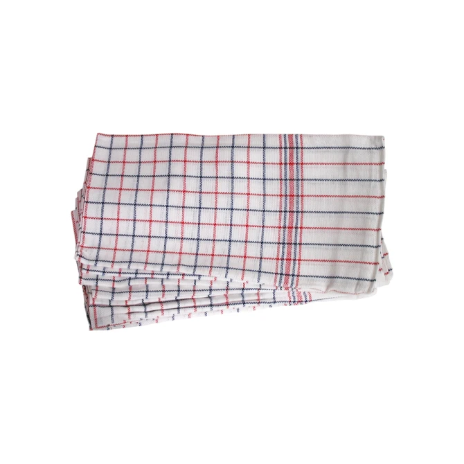 Theedoek Cleaninq nationale ruit 65x65cm 6 stuks