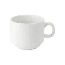 Theekop Olympia Whiteware 200 ml doos 12 stuks wit