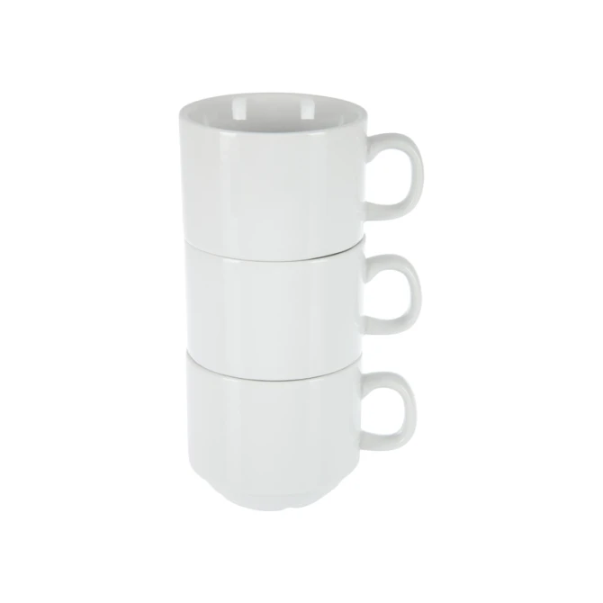 Theekop Olympia Whiteware 200 ml doos 12 stuks wit