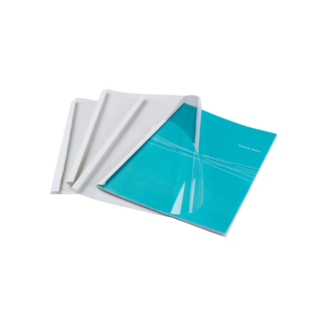 Thermische omslag GBC A4 1.5mm transparant/wit 100 stuks