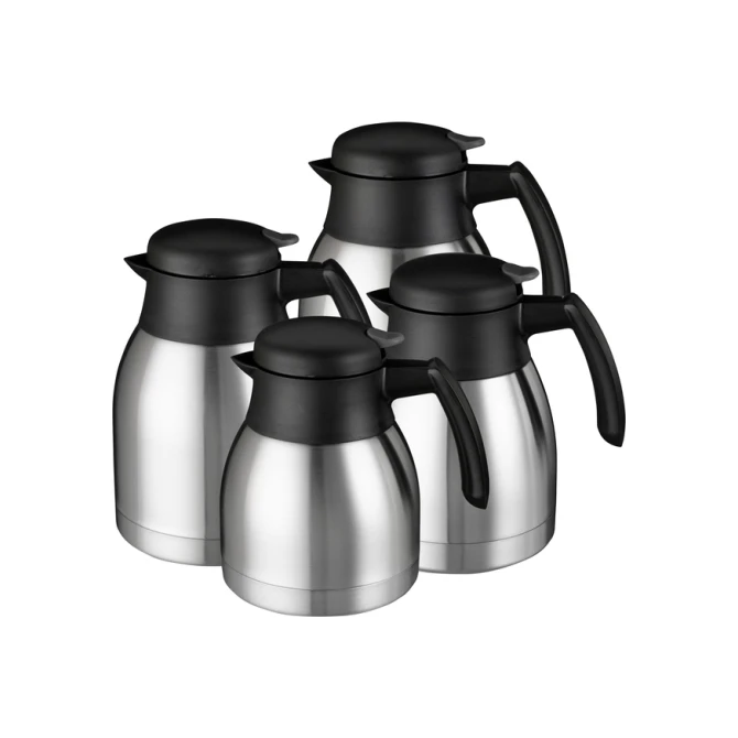 Thermoskan Bravilor dubbelwandig 1.2 liter RVS zwart