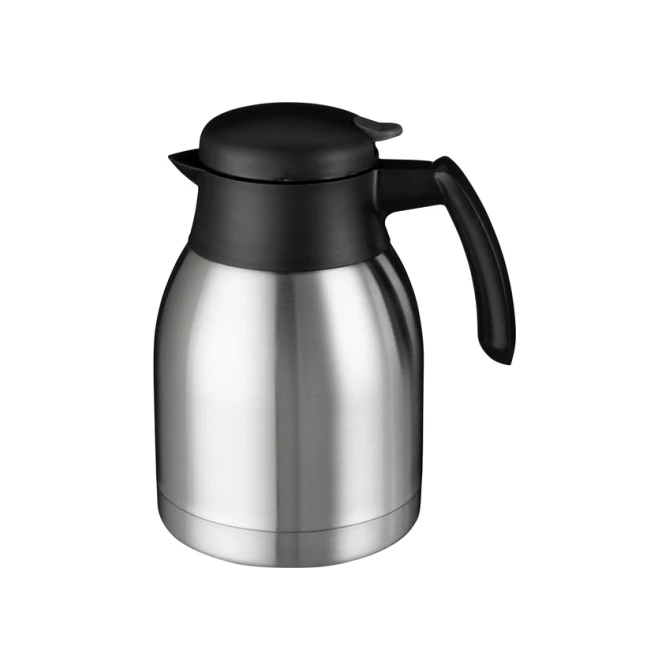 Thermoskan Bravilor dubbelwandig 1.5 liter RVS zwart