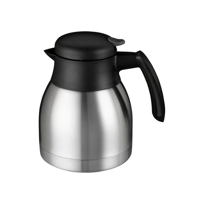 Thermoskan Bravilor dubbelwandig 1 liter RVS zwart