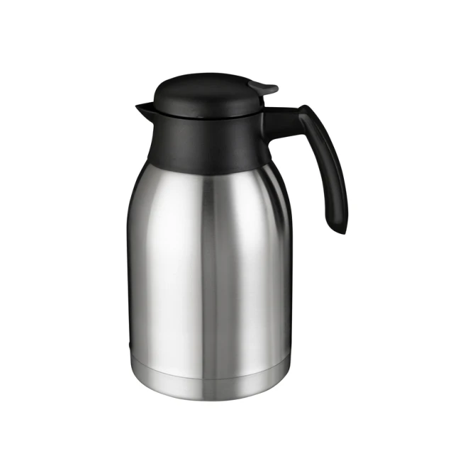 Thermoskan Bravilor dubbelwandig 2 liter RVS zwart