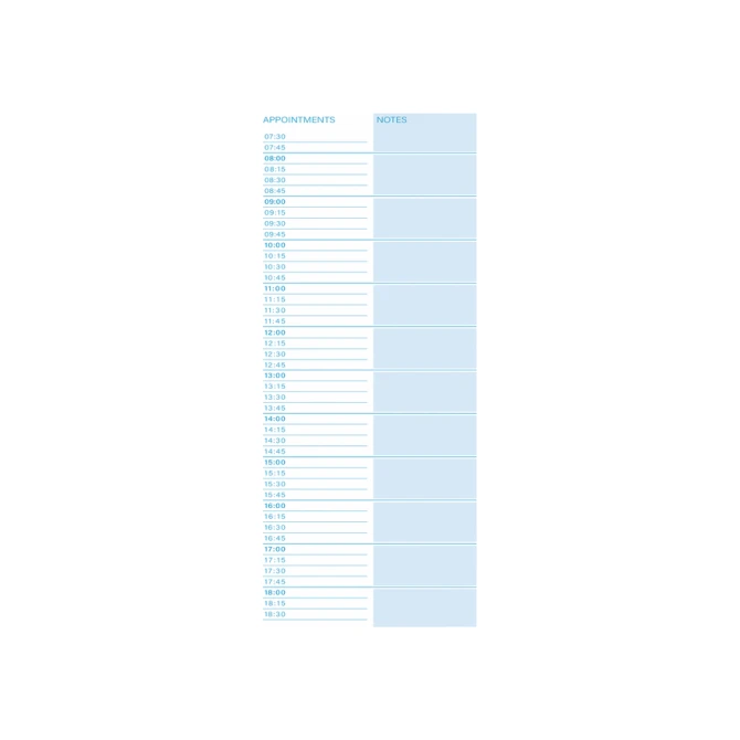 Things to do Djois Atlanta recycled papier Today 140x297mm 125vel 70gr blauw
