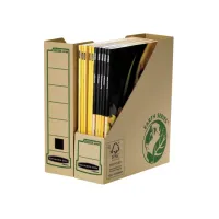 Tijdschriftcassette Bankers Box Earth A4 80mm bruin