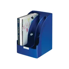 Tijdschriftcassette Leitz plus jumbo blauw