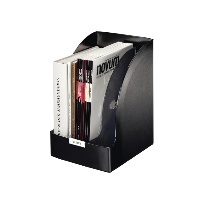 Tijdschriftcassette Leitz plus jumbo zwart