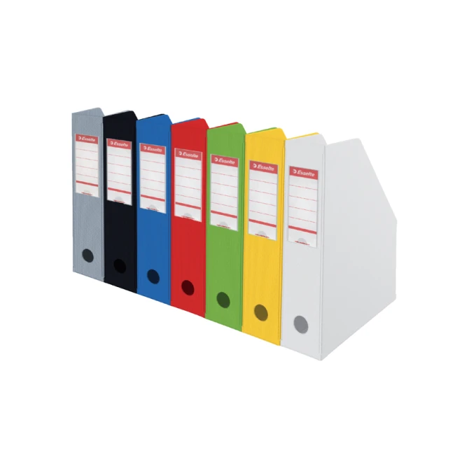 Tijdschriftencassette Esselte VIVIDA opvouwbaar A4 zwart