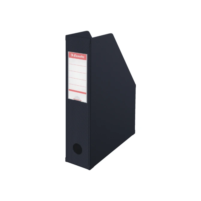 Tijdschriftencassette Esselte VIVIDA opvouwbaar A4 zwart