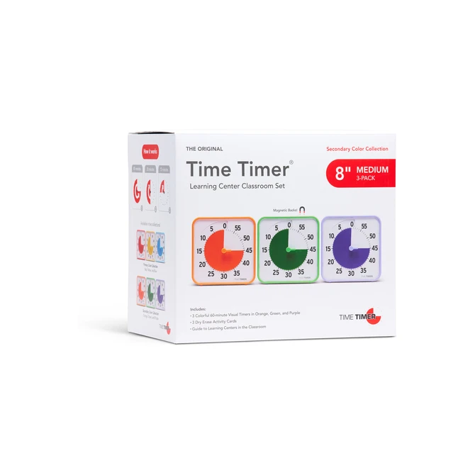 Time Timer medium classroom set primair