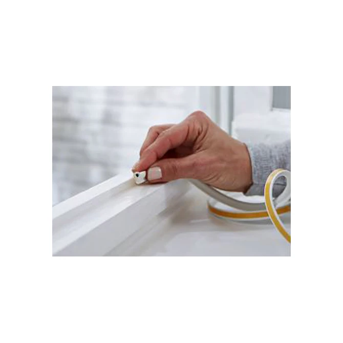 Tochtstrip Tesamoll® P-profiel rubber 6mx9mm wit