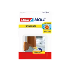 Tochtstrips tesamoll® Universal zelfklevende tbv deur 1mx38mm bruin