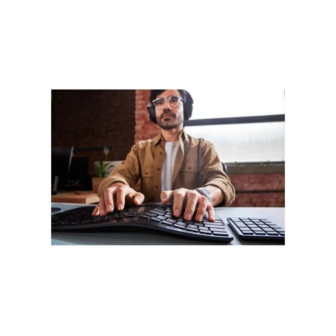 Toetsenbord HP 965 BLK Ergonomisch draadloos QWERTY