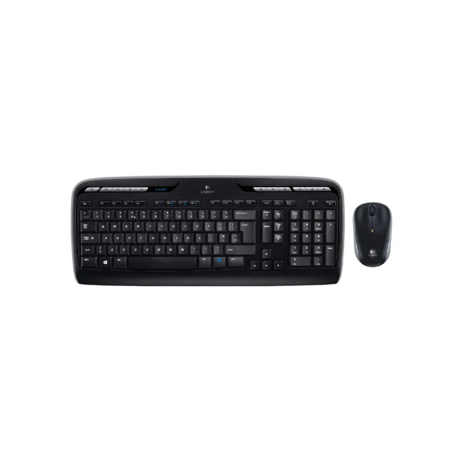 Toetsenbord Logitech MK330 Qwerty + muis zwart