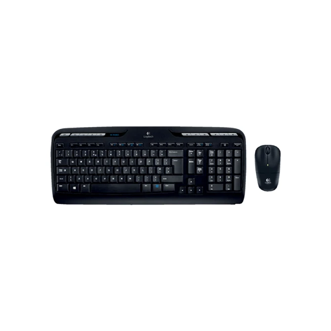 Toetsenbord Logitech MK330 Qwerty + muis zwart