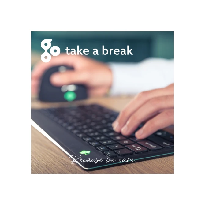 Toetsenbord R-Go Ergonomisch Compact Break QWERTY zwart