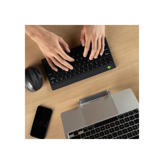 Toetsenbord R-Go Ergonomisch Compact Break QWERTY zwart