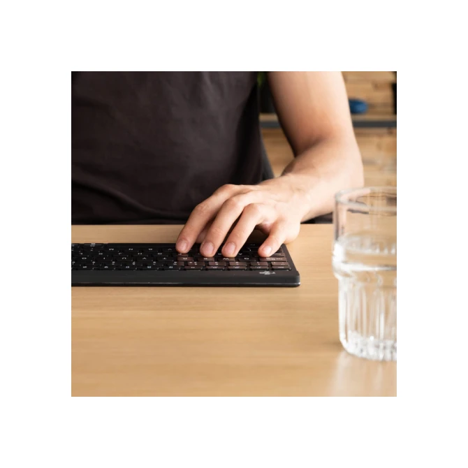 Toetsenbord R-Go Ergonomisch Compact Break QWERTY zwart