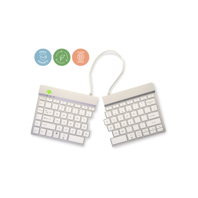 Toetsenbord R-Go Split Break QWERTY WL Wit