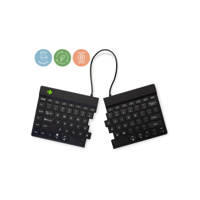 Toetsenbord R-Go Split Break QWERTY WL zwart