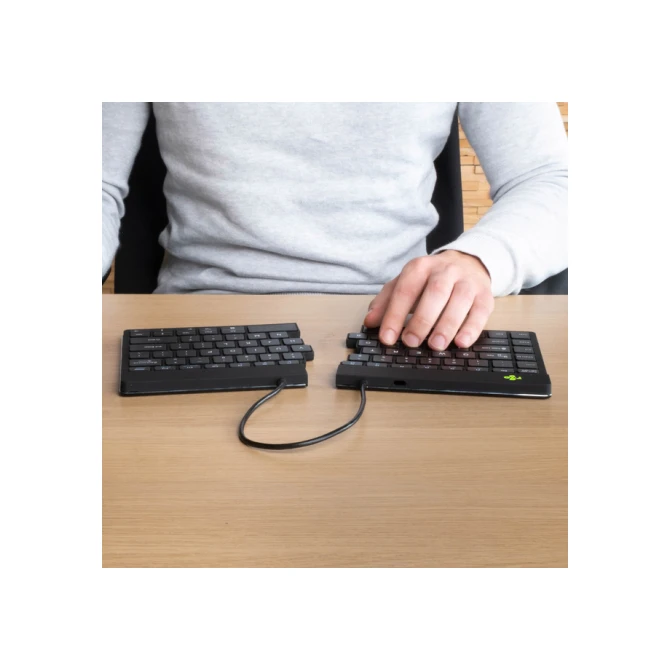 Toetsenbord R-Go Split Break QWERTY WL zwart