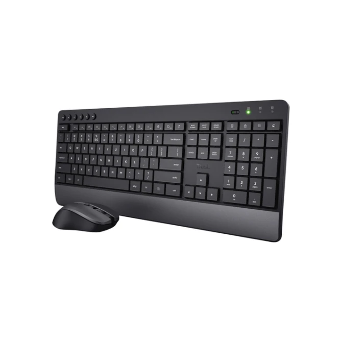 Toetsenbord Trezo Eco Comfort + muis zwart