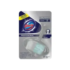 Toiletblok Glorix ocean fresh met houder Toiletblok Glorix ocean fresh met houder