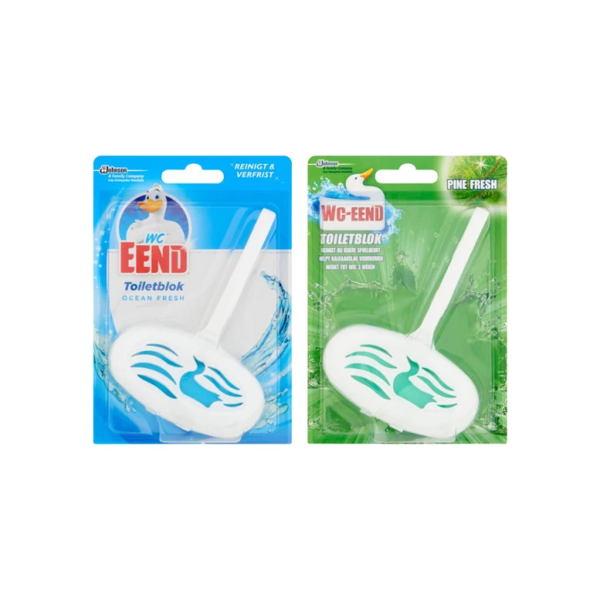 Toiletblok Wc-Eend met houder Ocean Fresh