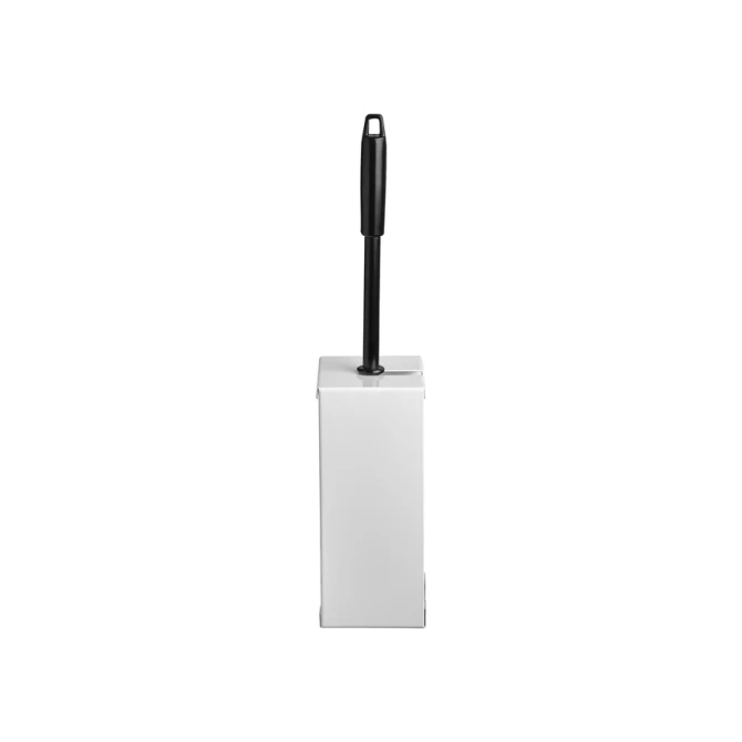 Toiletborstelset Quartzline rvs wit 448901