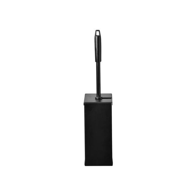 Toiletborstelset Quartzline rvs zwart 448951