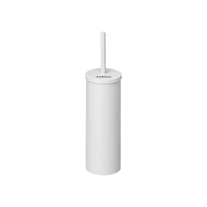 Toiletborstelset Satino metaal wit 332140