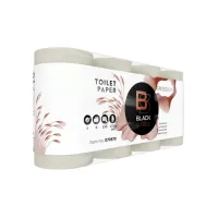 Toiletpapier BlackSatino GreenGrow CT10 3-laags 8x250vel naturel 079870