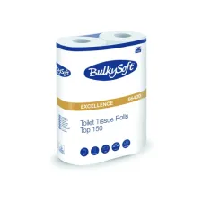 Toiletpapier BulkySoft Excellence 4-laags 6x150 vel wit 66400