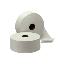 Toiletpapier Cleaninq jumbo groot 2-laags 380m wit Toiletpapier Cleaninq jumbo groot 2-laags 380m wit