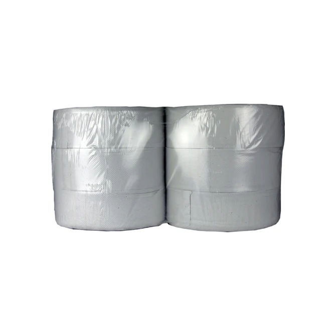 Toiletpapier Cleaninq jumbo groot 2-laags 380m wit